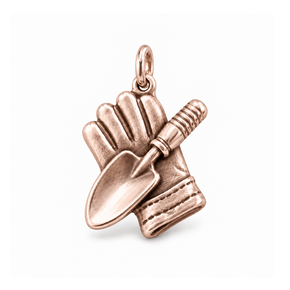 Garden Glove & Trowel Charm — Rose Gold | charm-topics-remaining-444-2026-09-14 | topic-220