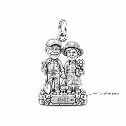 Garden Togetherness Charm Bracelet – Personalized Couple Gift – personalization guide