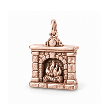 Gathering Hearth Charm — Rose Gold | charm-topics-remaining-444-2026-09-14 | topic-284