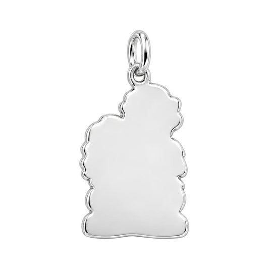 Generations Together Charm Bracelet – Personalized Nana Gift – back of the charm, engraving area