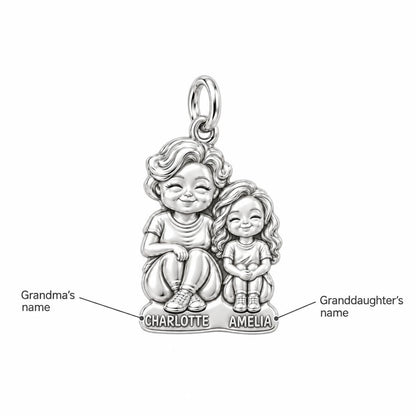 Generations Together Charm Bracelet – Personalized Nana Gift – personalization guide