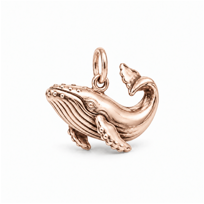 Gentle Humpback Whale Charm — Rose Gold | charm-topics-remaining-444-2026-09-14 | topic-120