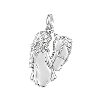 Gentle New Beginnings Charm Bracelet – Personalized Mom Gift – back of the charm, engraving area