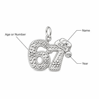 Gingerbread Birthday Milestone Charm Bracelet – Personalized Mom Gift – personalization guide