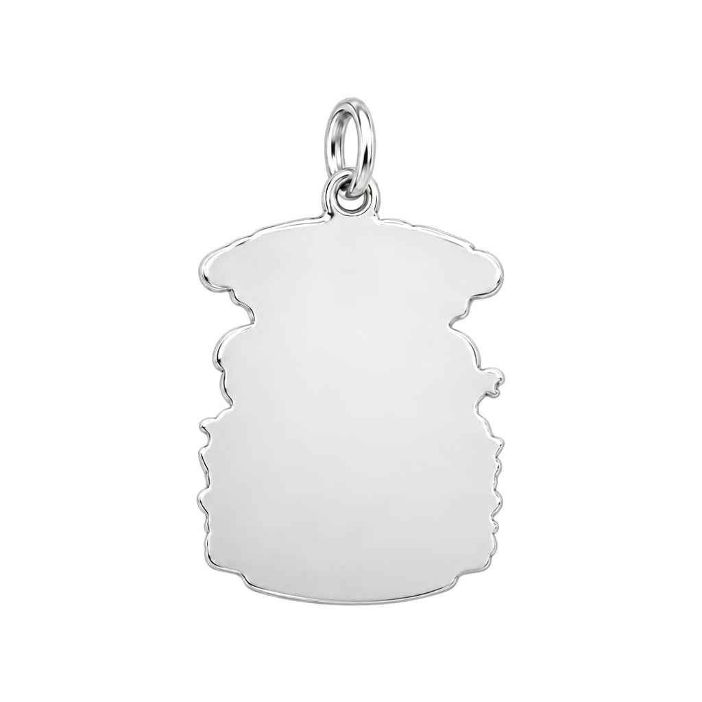 Girls Trip Beach Memories Charm Necklace Set – back of the charm, engraving area