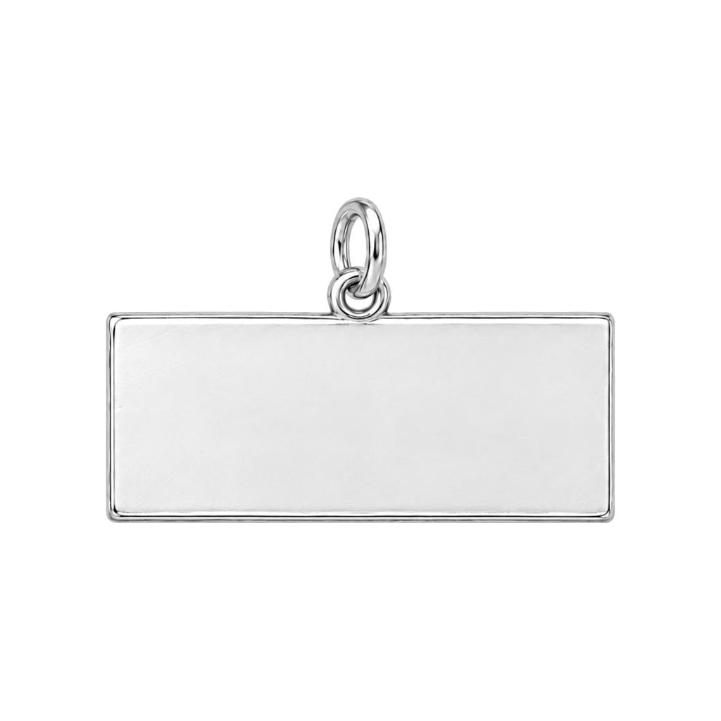 Give It To God Charm Bracelet – Personalized Faith Gift – back of the charm, engraving area