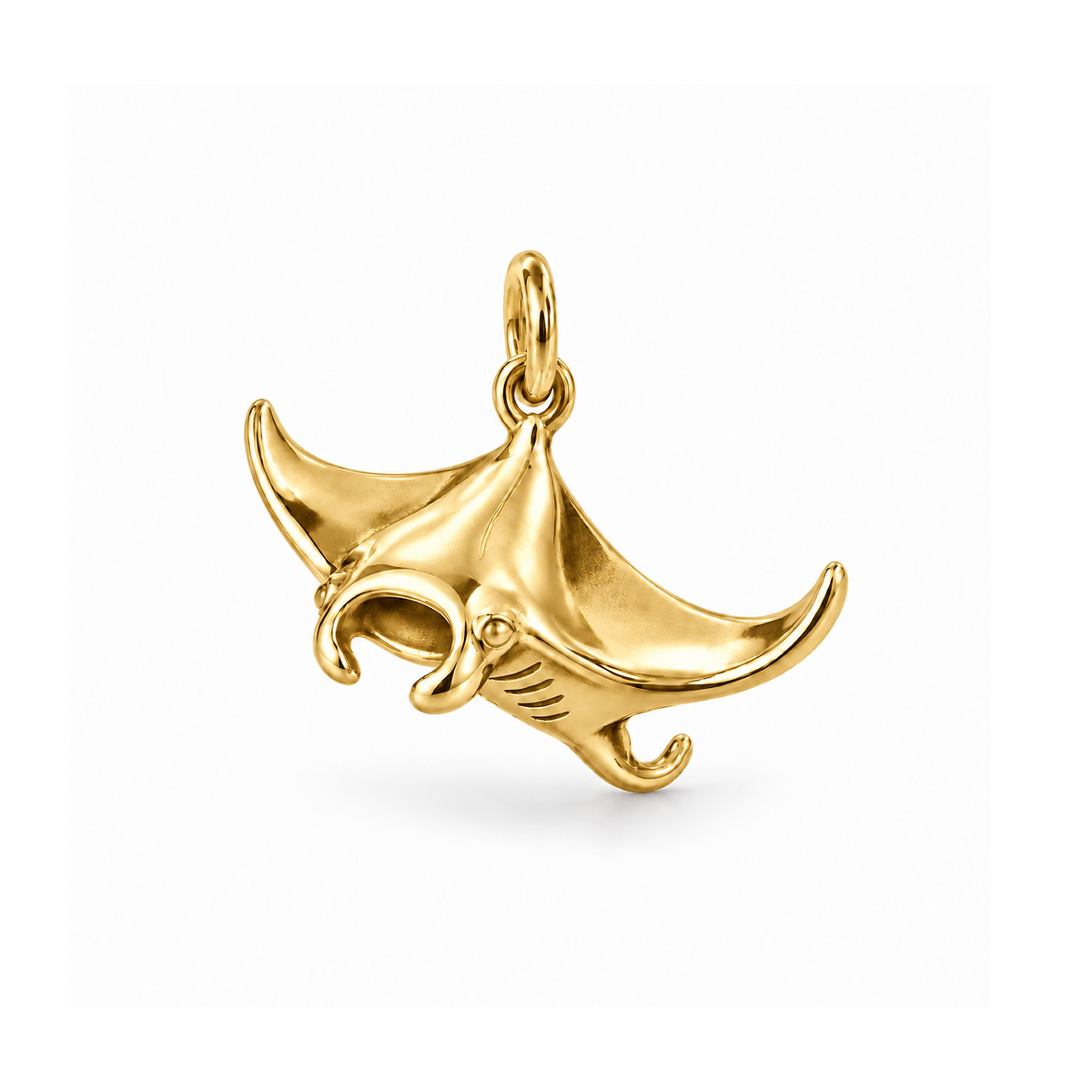 Gliding Manta Ray Charm — Gold | charm-topics-remaining-444-2026-09-14 | topic-117