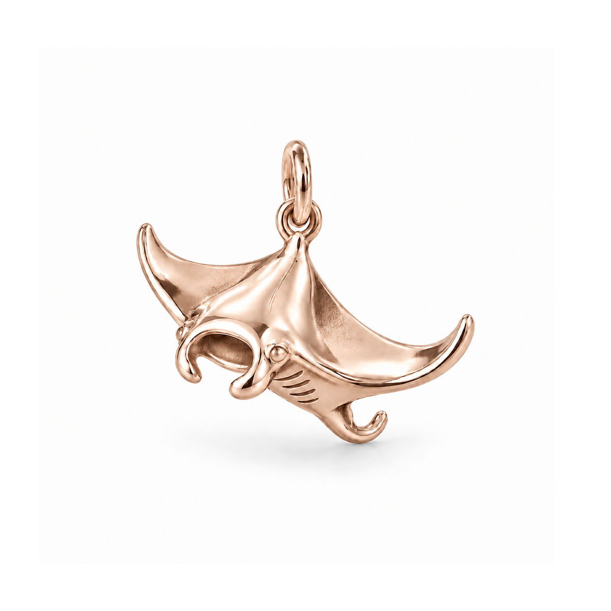 Gliding Manta Ray Charm — Rose Gold | charm-topics-remaining-444-2026-09-14 | topic-117