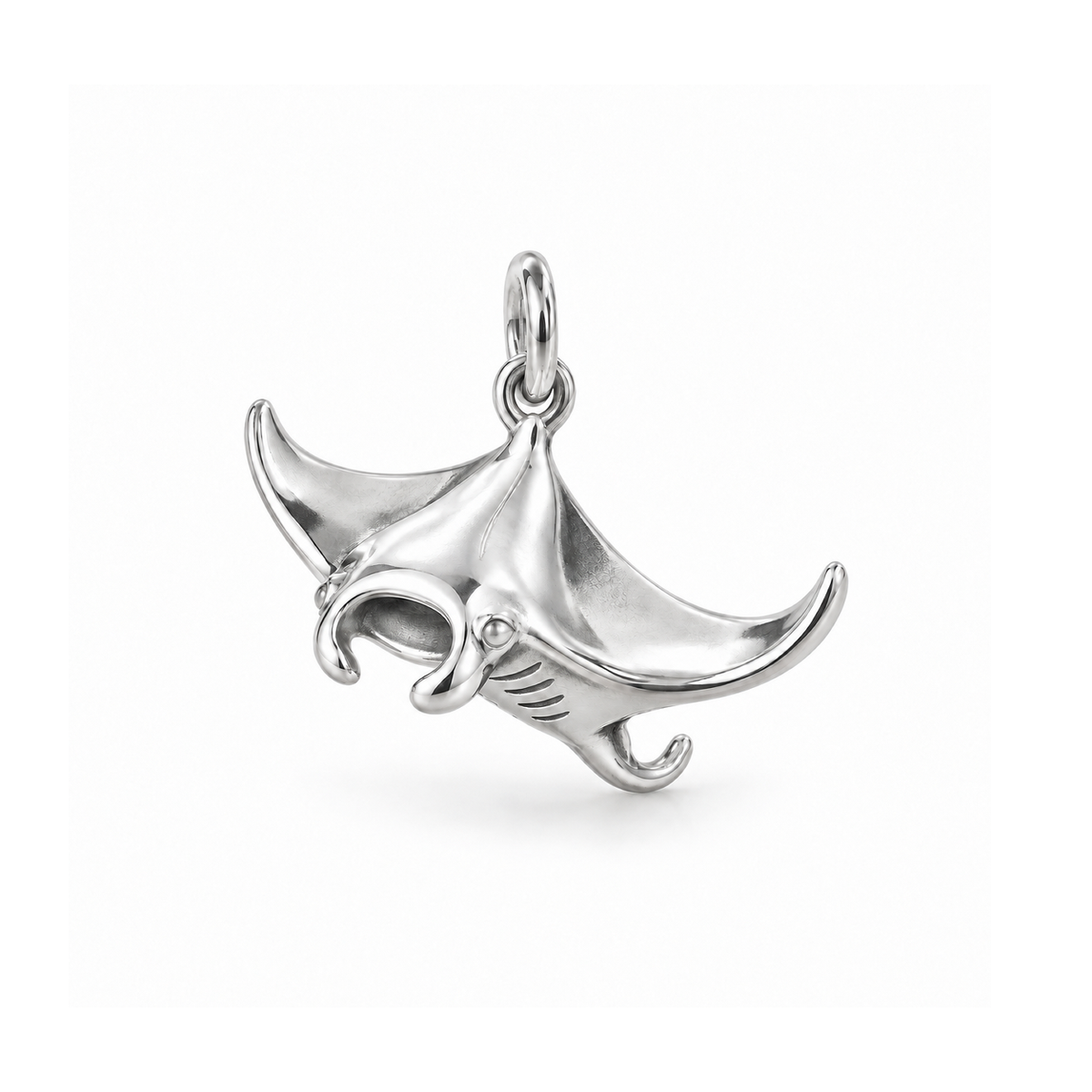 Gliding Manta Ray Charm — Silver | charm-topics-remaining-444-2026-09-14 | topic-117