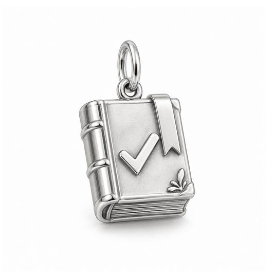 Goals Achieved Journal Charm — Silver | charm-topics-remaining-444-2026-09-14 | topic-242