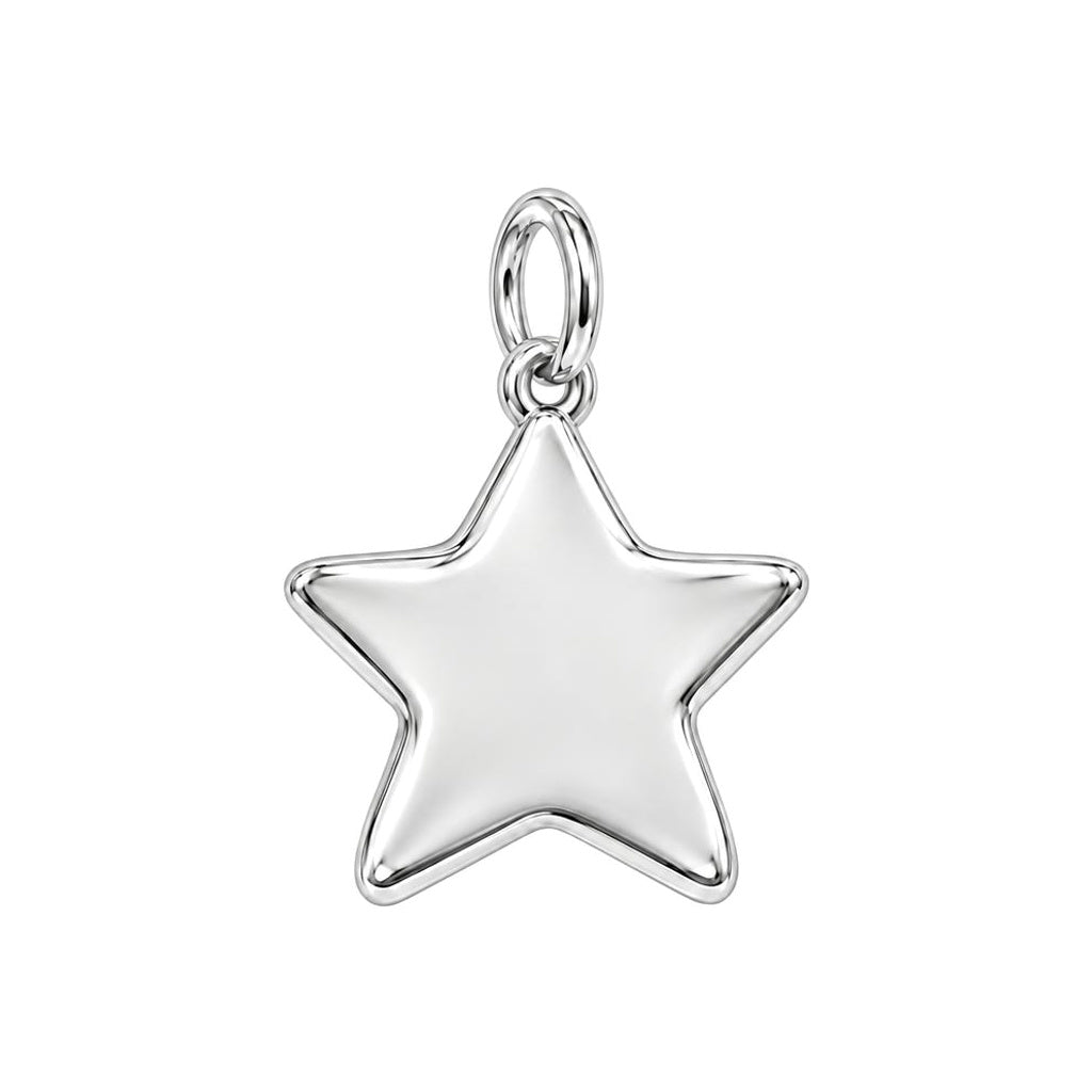 God Is Good Star Charm Bracelet – Personalized Mom Gift – back of the charm, engraving area