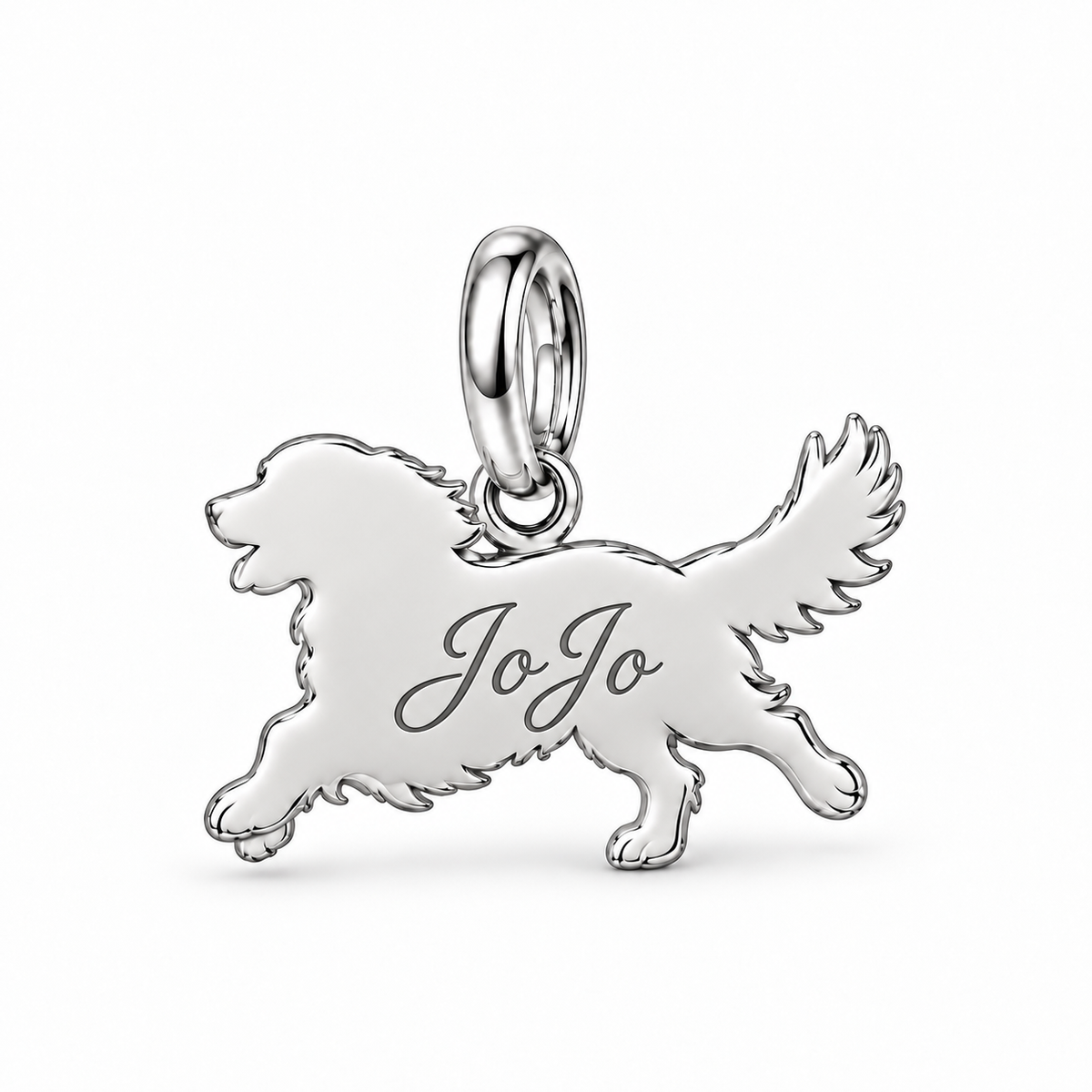Golden Joy Runner Charm and Polyester Cord Bracelet Set