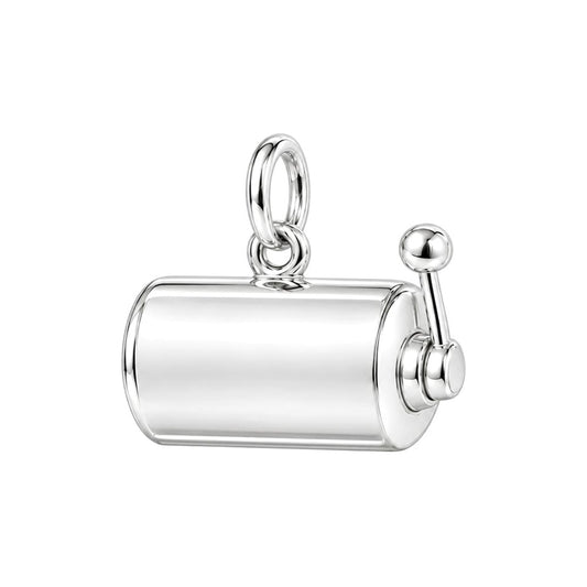 Good Luck Slot Machine Charm Bracelet – Personalized Bestie Gift – back of the charm, engraving area