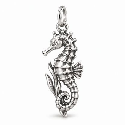 Graceful Seahorse Charm — Silver | charm-topics-remaining-444-2026-09-14 | topic-119