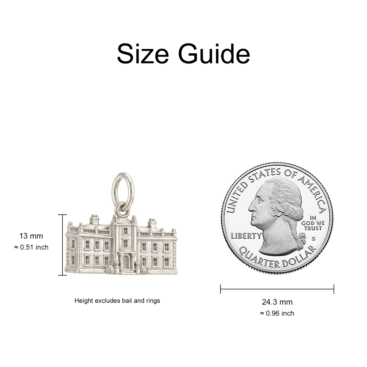 Grand Country Estate Charm — Size Guide — 13 mm body excluding bail and rings — 50-works-silver-20260916-86
