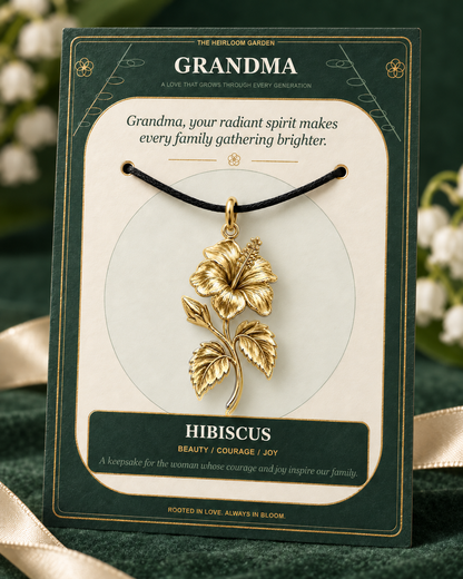 Grandma, Your Love Is the Root From Which Our Family Blooms — Flower Charm Bracelet Set