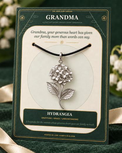 Grandma, Your Love Is the Root From Which Our Family Blooms — Flower Charm Bracelet Set