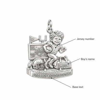 Gridiron Dreams Charm Bracelet – Personalized Mom Gift – personalization guide