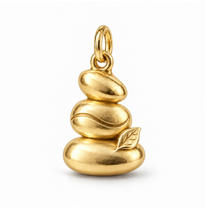 Grounded Balance Stones Charm — Gold | charm-topics-remaining-444-2026-09-14 | topic-329