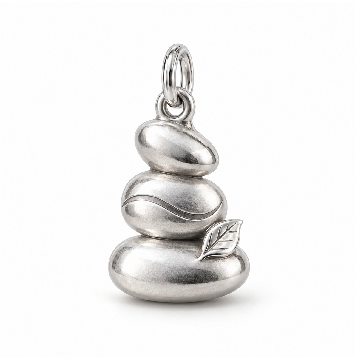 Grounded Balance Stones Charm — Silver | charm-topics-remaining-444-2026-09-14 | topic-329