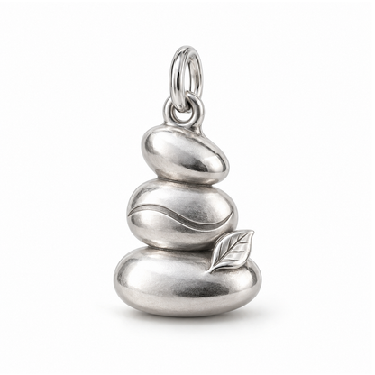 Grounded Balance Stones Charm — Silver | charm-topics-remaining-444-2026-09-14 | topic-329