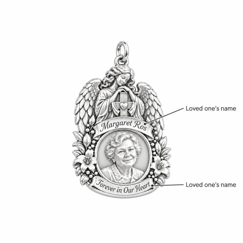 Guardian Angel Memorial Charm Bracelet – Personalized Mom Gift – personalization guide