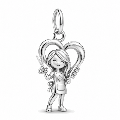 Hair Artist Pride Dangle Charm | Silver | sha256:28318a20b74cb01342175860f52c997a48f0c687b4274e0d5f83ca016d612c90