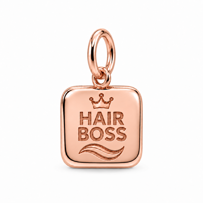 Hair Boss Dangle Charm | Rose Gold | sha256:5ca0a36d7cdd1b4c9b4741a400f66bd9d600eff6f95e0800c8a75e841219374d
