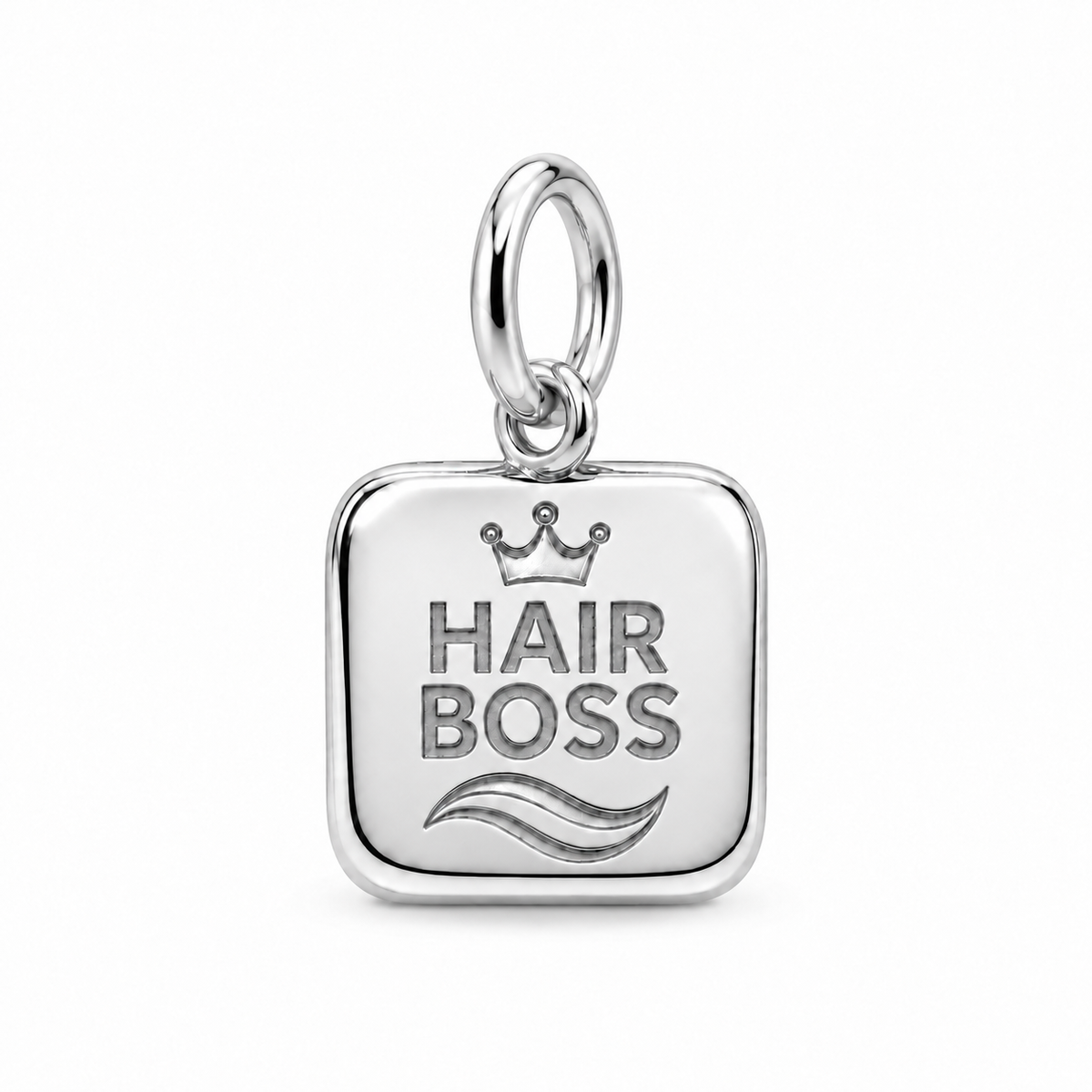 Hair Boss Dangle Charm | Silver | sha256:615628e97ffec8c51cd2ce98a11ebc0b932ebd2f230e610ca9c5aa1254ab6a36