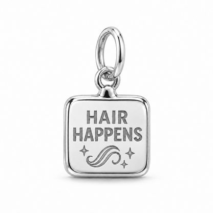 Hair Happens Dangle Charm | Silver | sha256:f3698ebc551ad0e43f5eab56cde82e18f27e11ac6b850f76808da6bf04d7c010