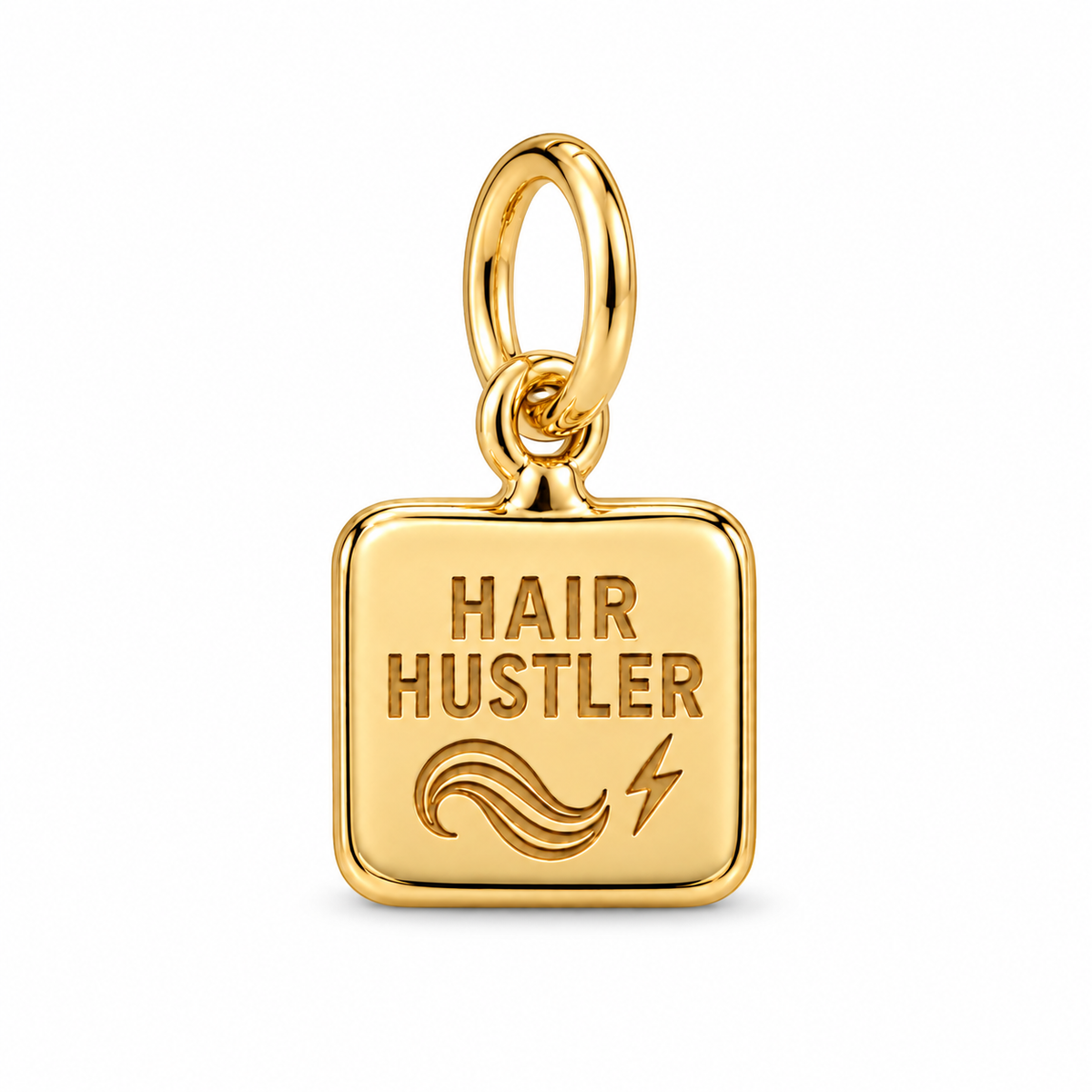 Hair Hustler Dangle Charm | Gold | sha256:ebf3040f18d03c709e5a524bd2ce9768636b79d85f5e8a1dd4a59c5a39ad94de