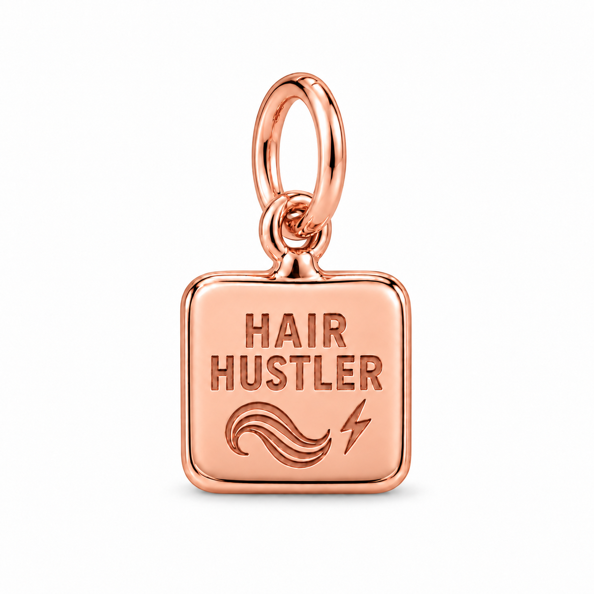 Hair Hustler Dangle Charm | Rose Gold | sha256:95f5a81313efbf965088ea8719068e312d2601c2aa29b42726be788db37d8295