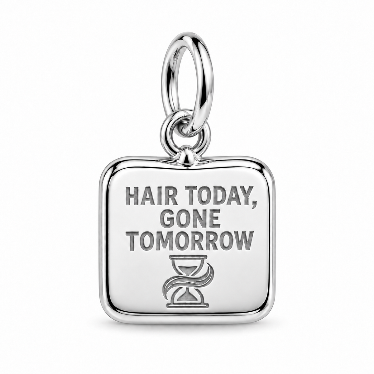 Hair Today, Gone Tomorrow Dangle Charm | Silver | sha256:7ec723ce049b5ad34827c08a6386f8e0fc2a8aeb61da45b20d84e3adf07c22a0