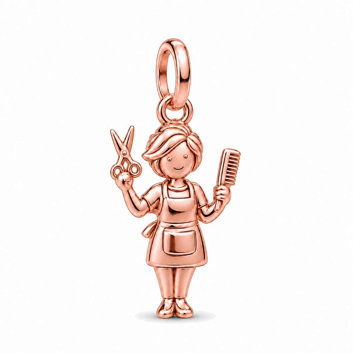 Hairstylist Professional Dangle Charm | Rose Gold | sha256:60b5d6f5bb8b449c0ef894c05a4685d7fd02d88d0ff53a195815f18964dfb3d8
