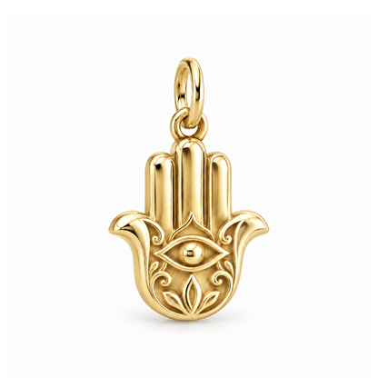 Hamsa Hand Charm — Gold | charm-topics-remaining-444-2026-09-14 | topic-011