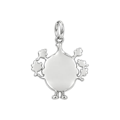 Happy Little Acorn Charm Necklace Set – back of the charm, engraving area