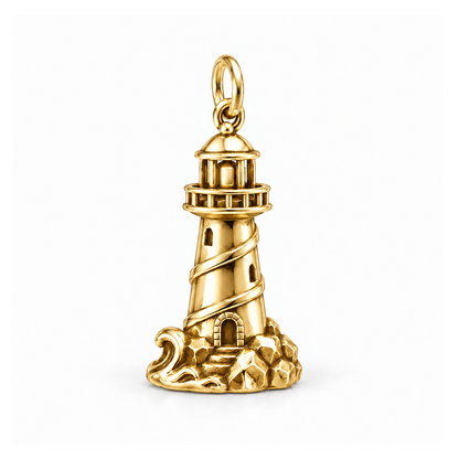 Harbor Light Charm — Gold | charm-topics-remaining-444-2026-09-14 | topic-168