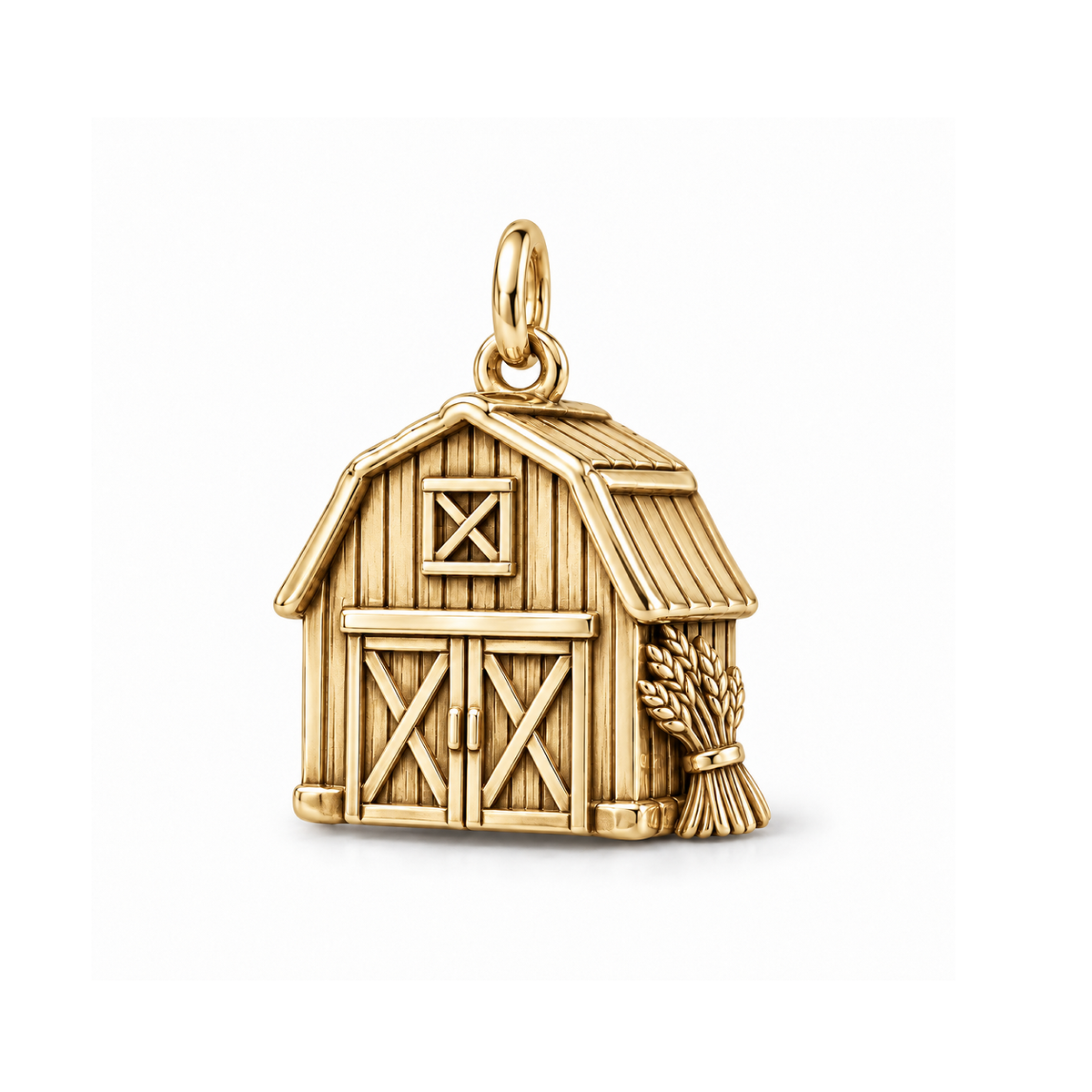 Harvest Barn Charm — Gold | charm-topics-remaining-444-2026-09-14 | topic-296