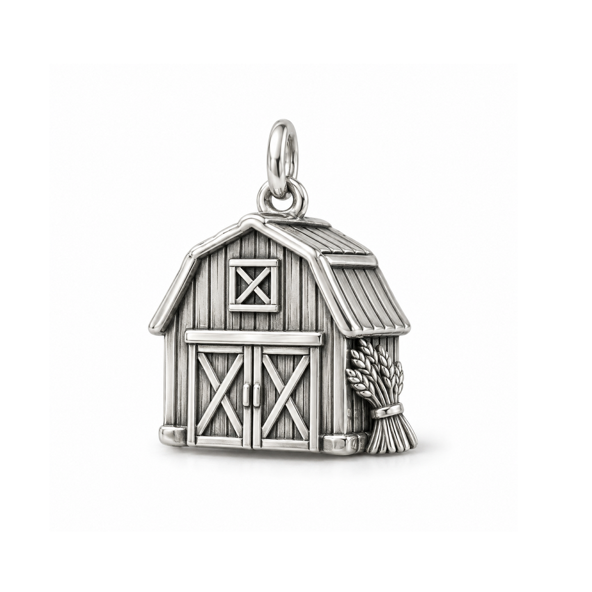 Harvest Barn Charm — Silver | charm-topics-remaining-444-2026-09-14 | topic-296
