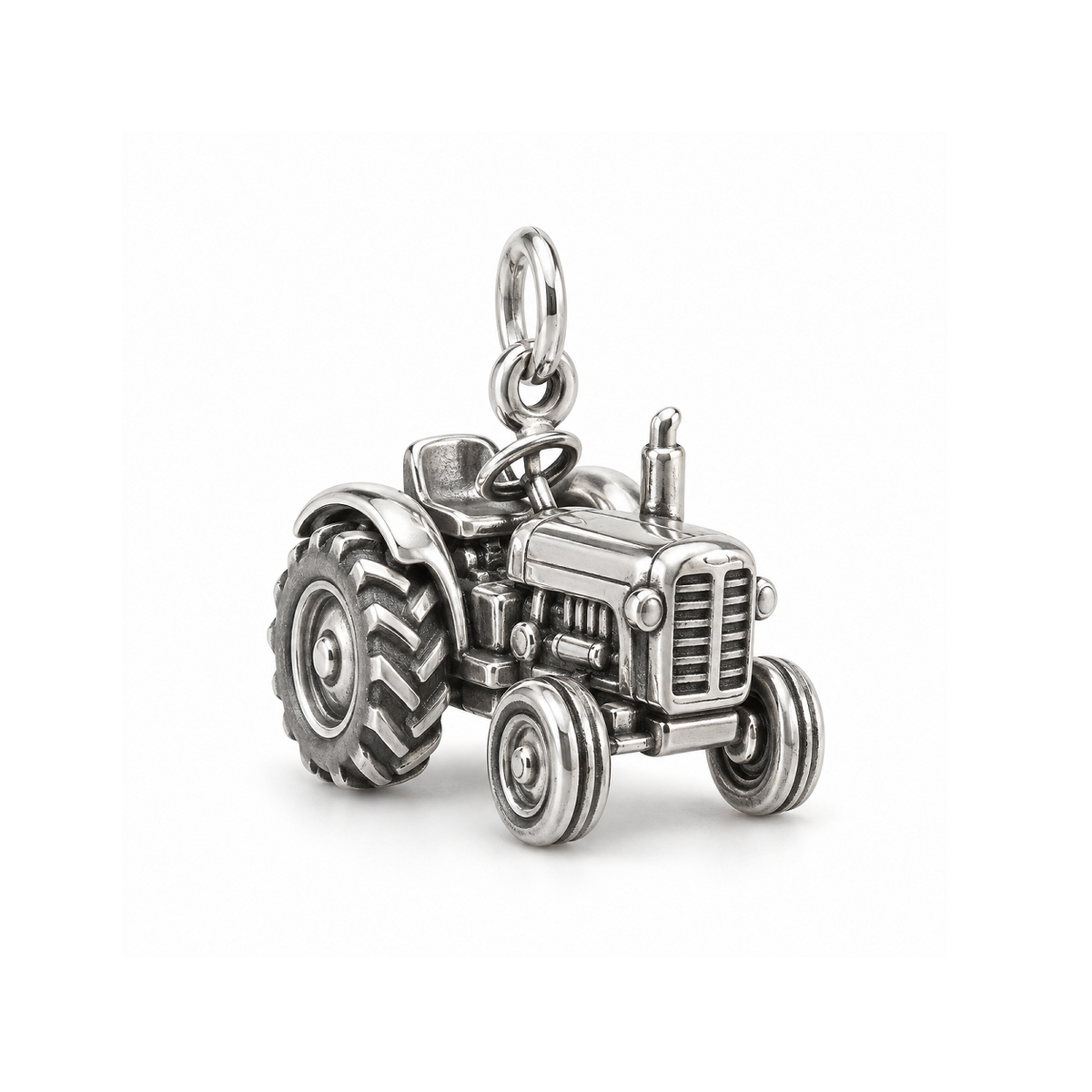 Harvest Tractor Charm — Silver | charm-topics-remaining-444-2026-09-14 | topic-295