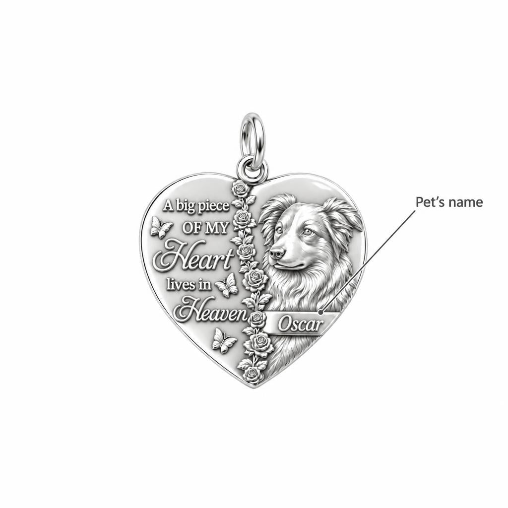 Heart in Heaven Charm Bracelet – Personalized Dog Mom Gift – personalization guide