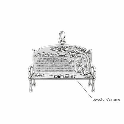 Heavenly Bench Memorial Charm Bracelet – Personalized Memorial Gift – personalization guide