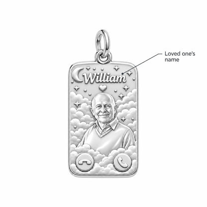Heavenly Call Portrait Charm Bracelet – Personalized Memorial Gift – personalization guide