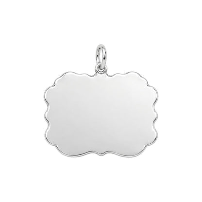 Heavenly Garden Reunion Charm Bracelet – Personalized Pet Gift – back of the charm, engraving area