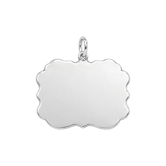 Heavenly Garden Reunion Charm Bracelet – Personalized Pet Gift – back of the charm, engraving area