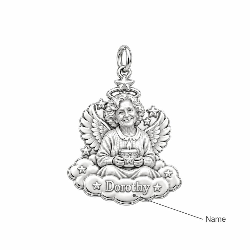 Heavenly Guardian Angel Charm Bracelet – Personalized Memorial Gift – personalization guide