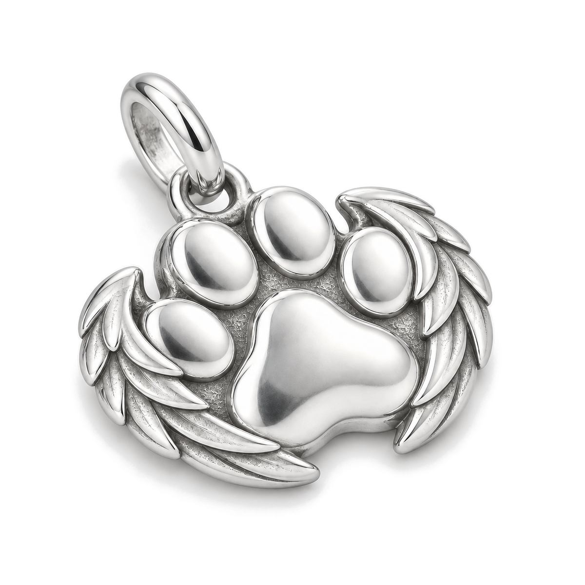 Heavenly Paw Charm — Silver Super Macro | charm-topics-remaining-444-2026-09-14 | topic-434