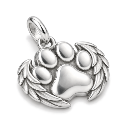 Heavenly Paw Charm — Silver Super Macro | charm-topics-remaining-444-2026-09-14 | topic-434