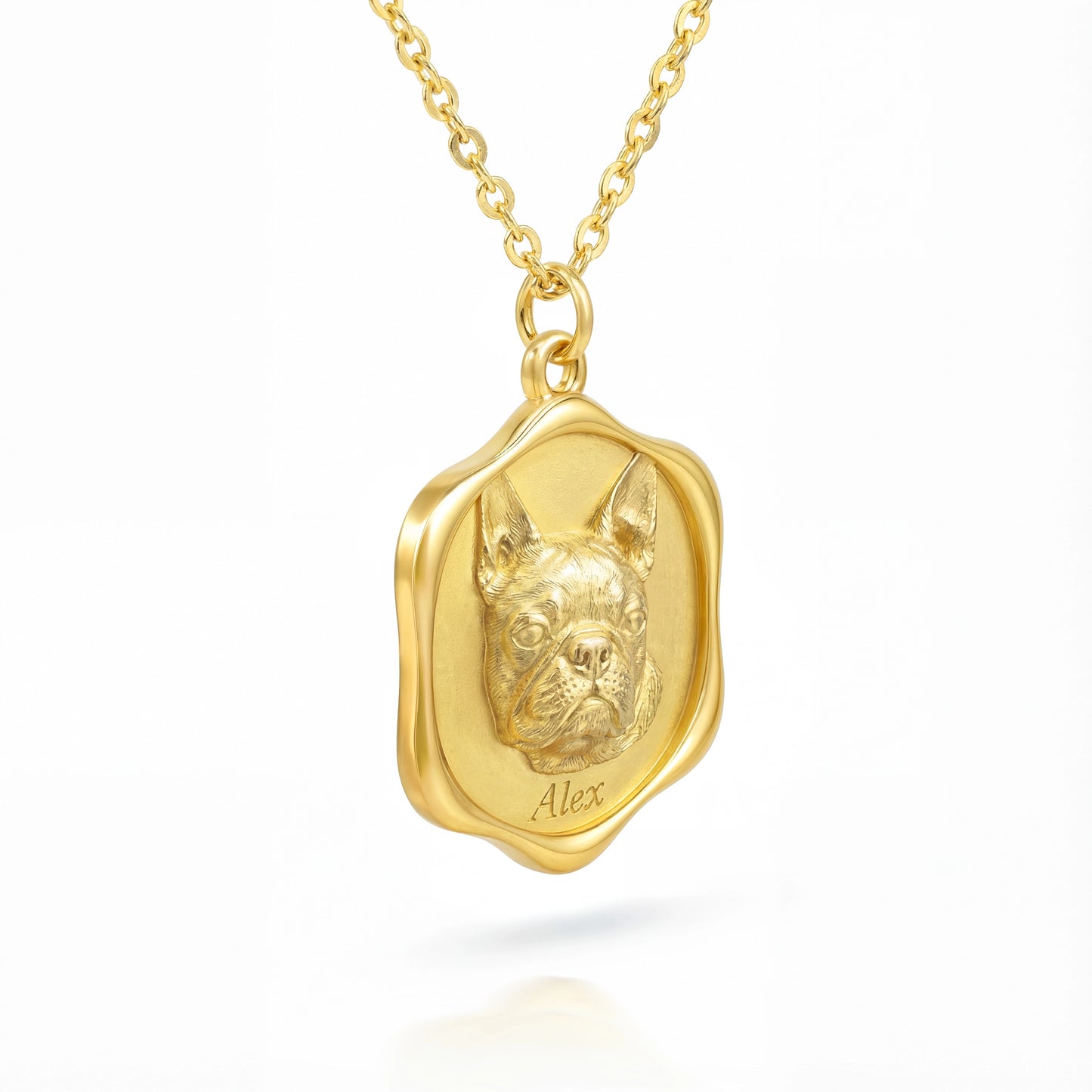 Soulyshine Precious Paw -  Upload Pet Portrait Photo Necklace