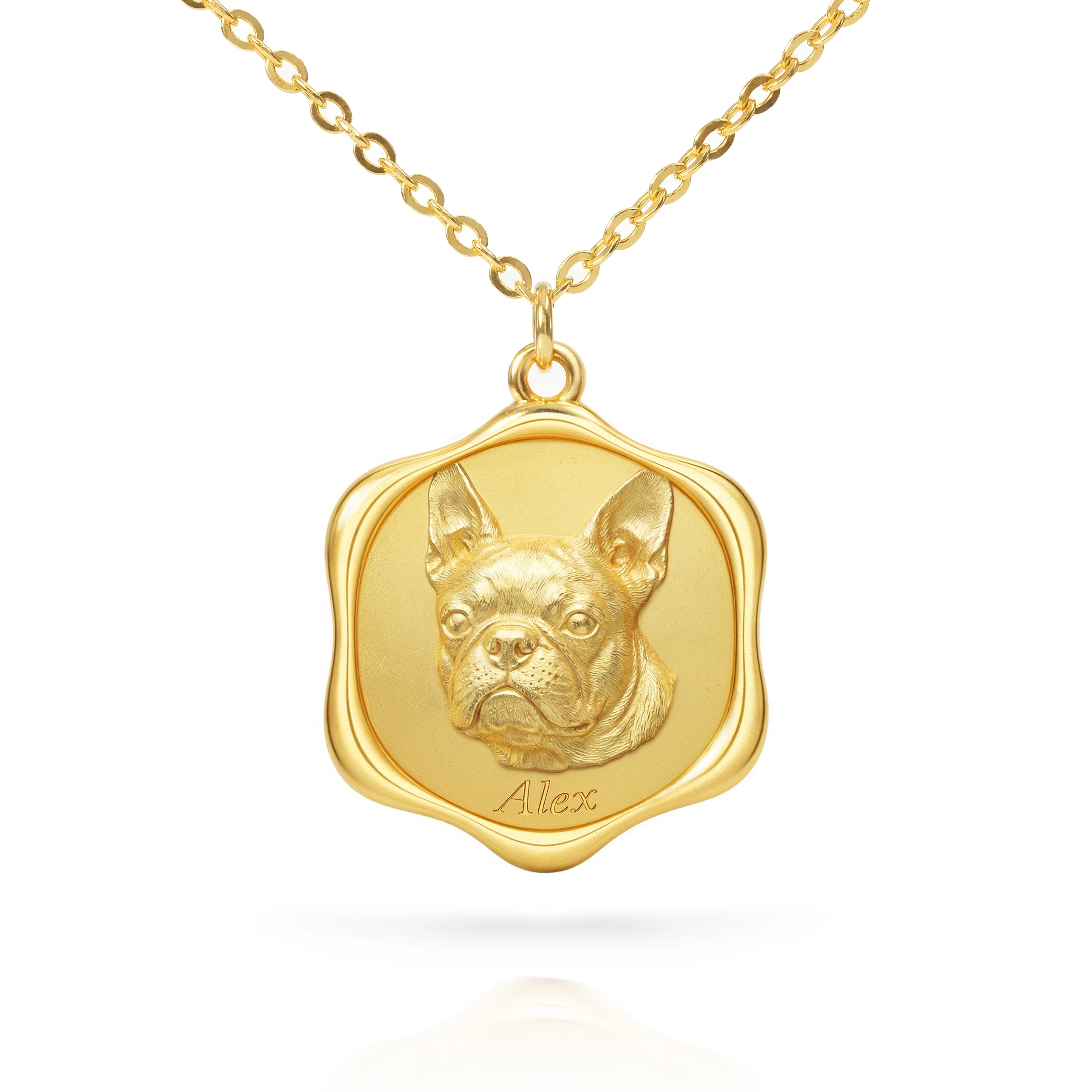 Soulyshine Precious Paw -  Upload Pet Portrait Photo Necklace